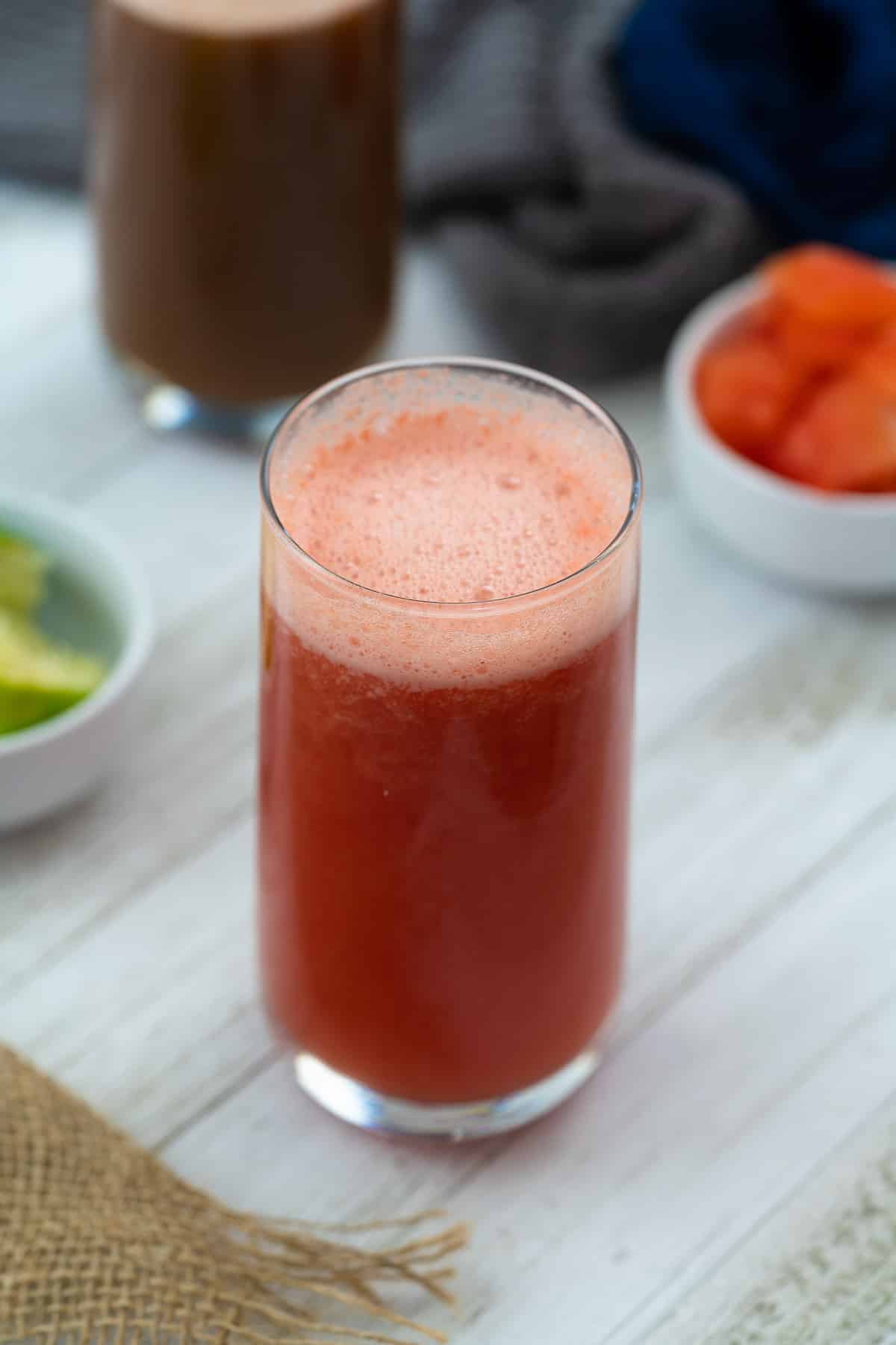 Watermelon Juice in a glass