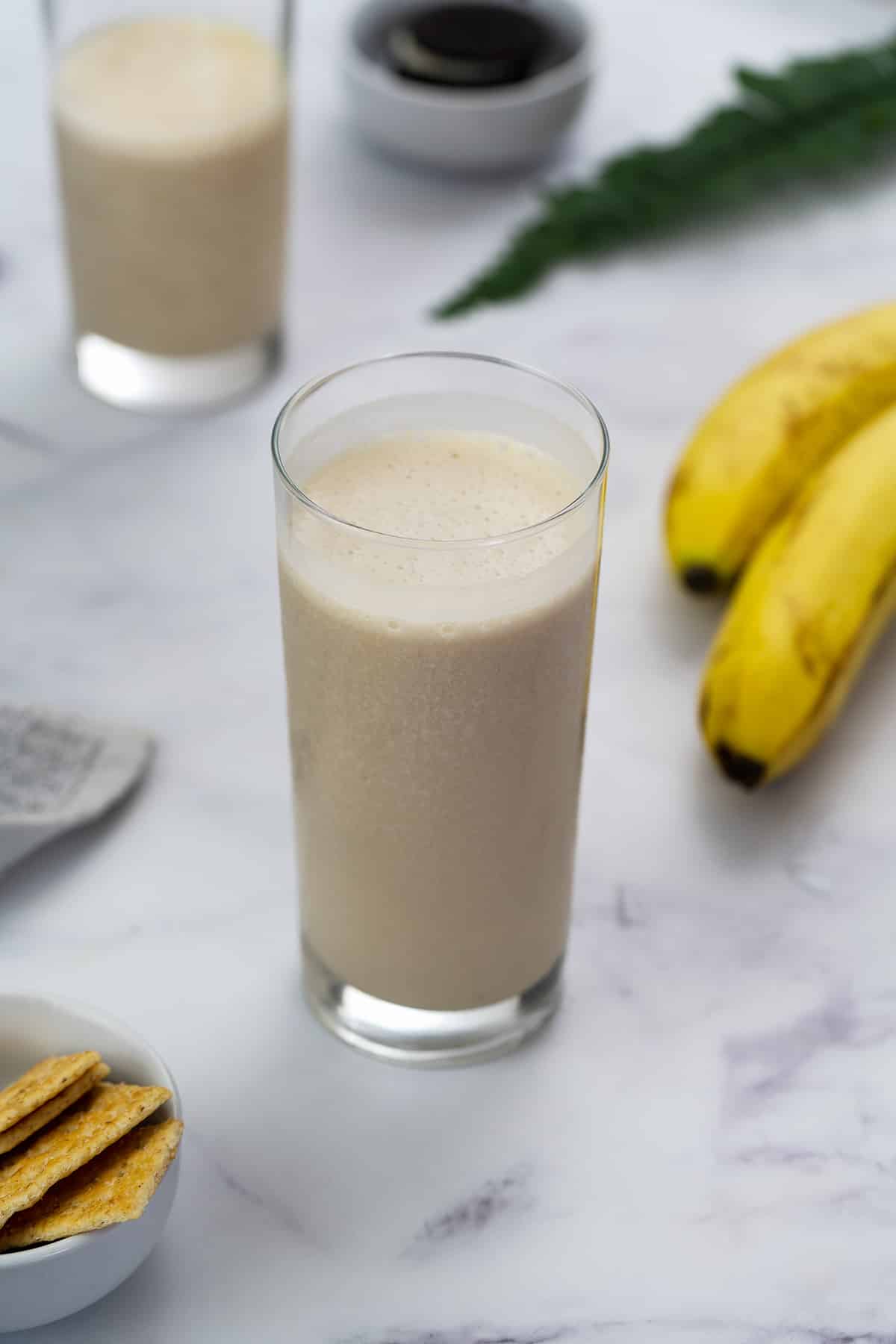 Banana Protein Shake in a glass