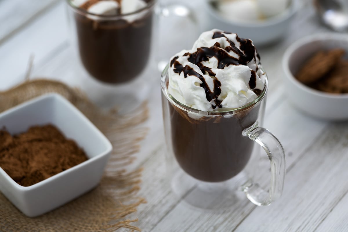 Homemade Hot Chocolate in a mug
