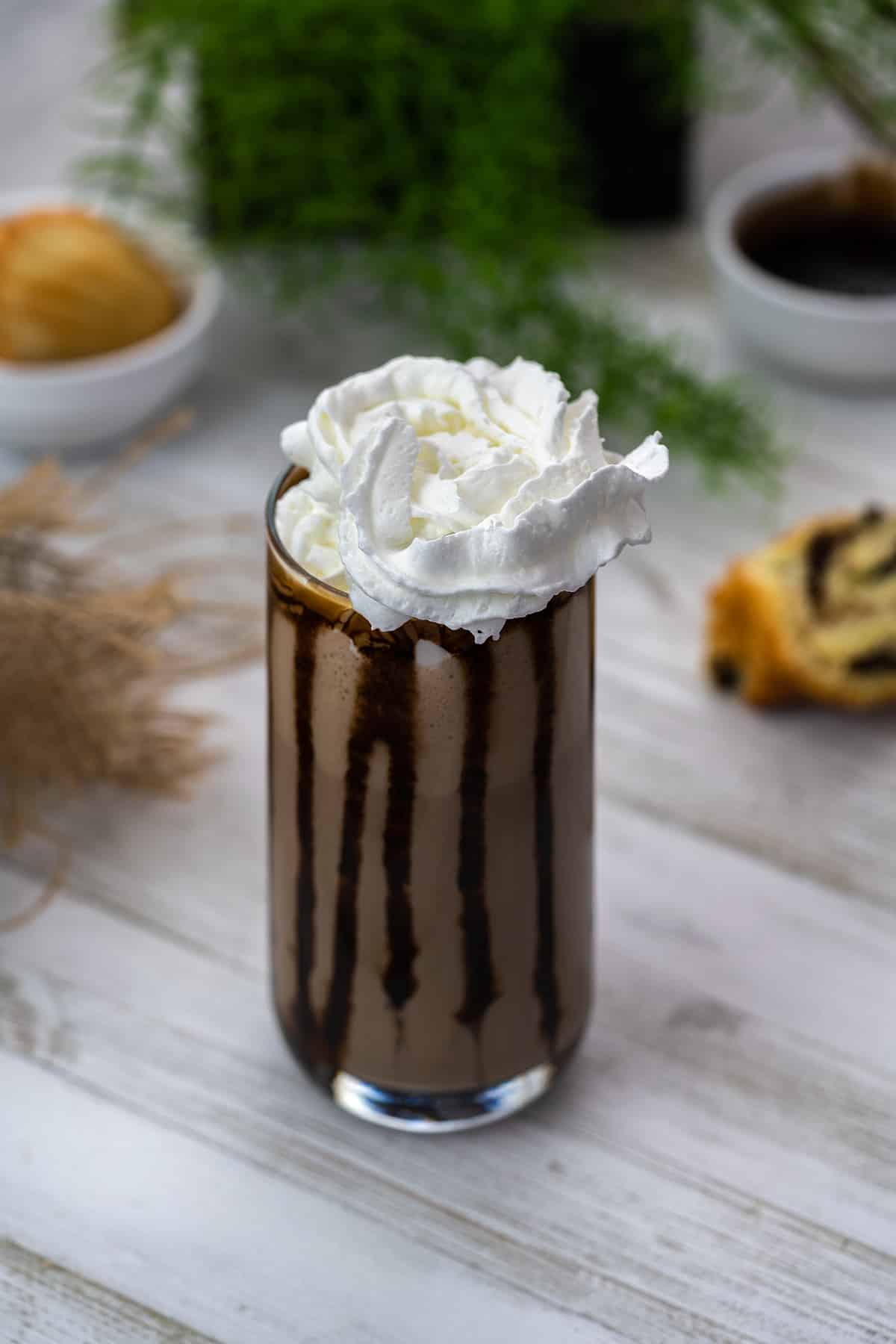 Chocolate Milkshake in a glass