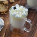 White Hot Chocolate in a cup