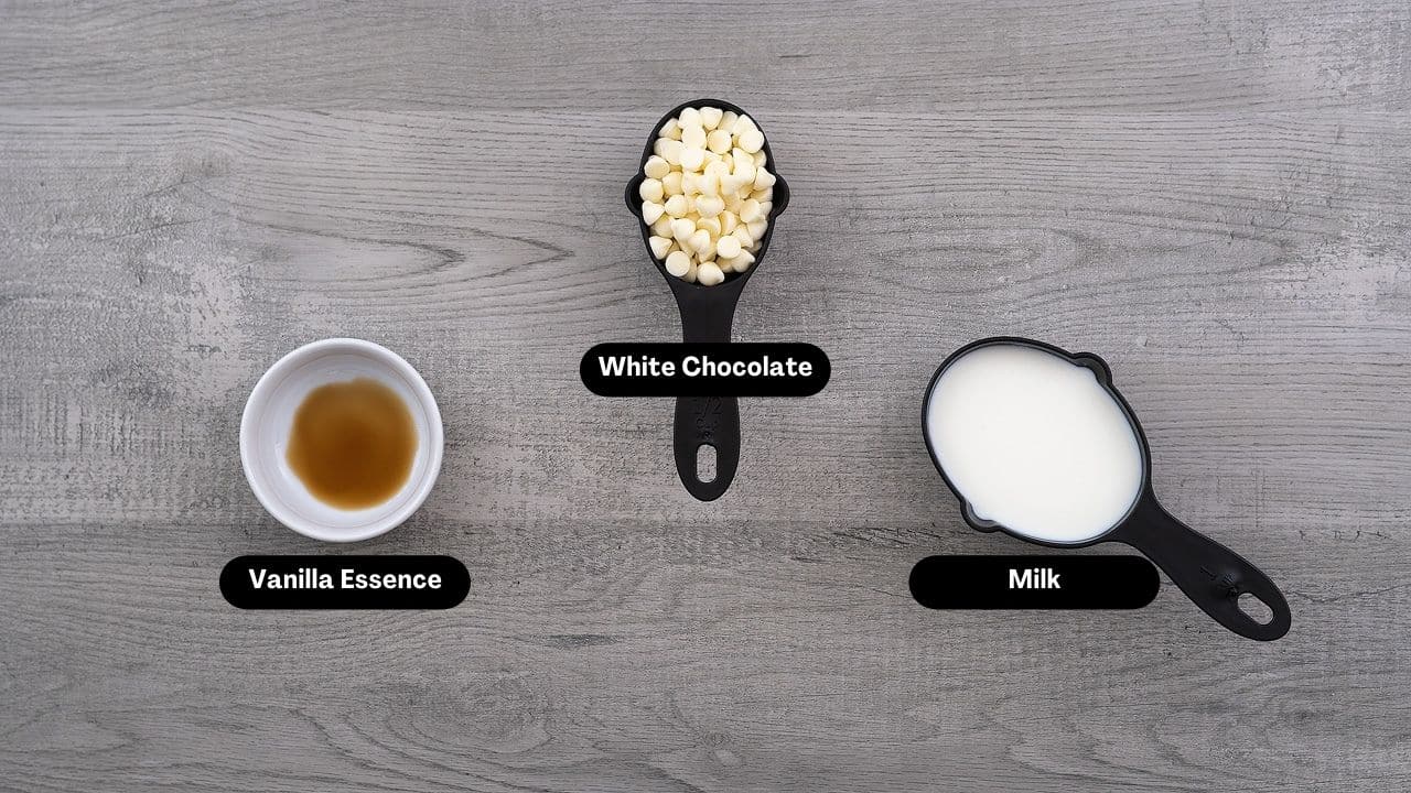 White Hot Chocolate ingredients