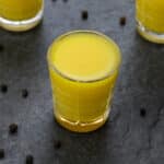 Ginger Shots in a glass
