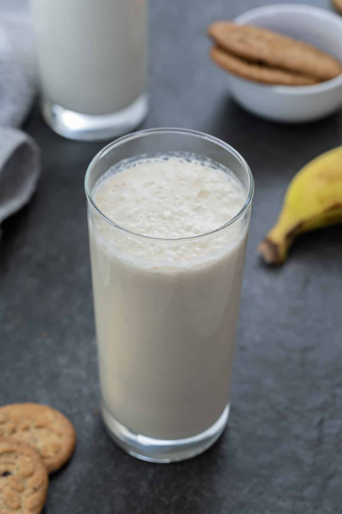 Banana Milk in a serving glass
