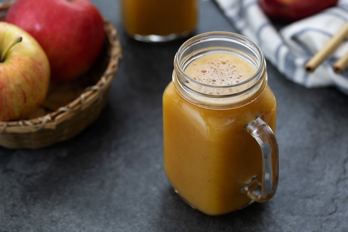 Apple Juice in a serving mug