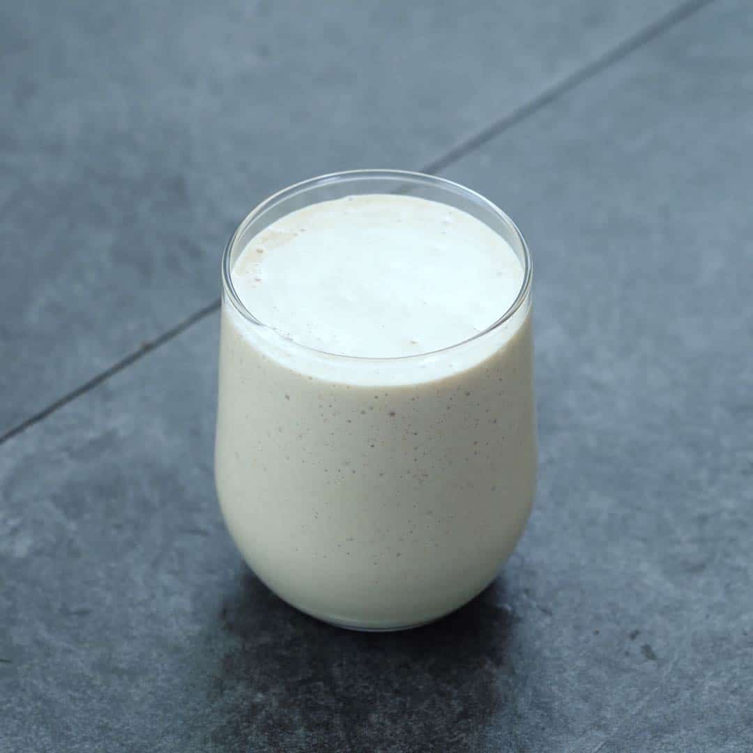 Oatmeal Smoothie served in a glass